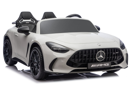 MERCEDES - Mașină electrică pentru copii Mercedes AMG GT63 - Albă