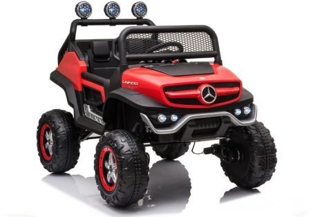 MERCEDES - Mașină Electrică pentru Copii Mercedes Unimog S 4x4 - Roșu