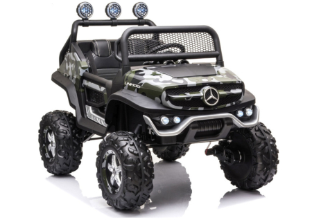 MERCEDES - Mașină Electrică pentru Copii Mercedes Unimog 4x4 12V Moro Lăcuit