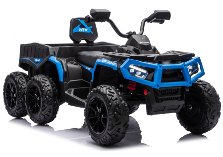 ATV - ATV Electric pentru Copii 4x4 24V 800W cu Remorcă Albastru