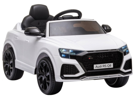 AUDI - Mașină Electrică pentru Copii Audi RS Q8 12V Alb