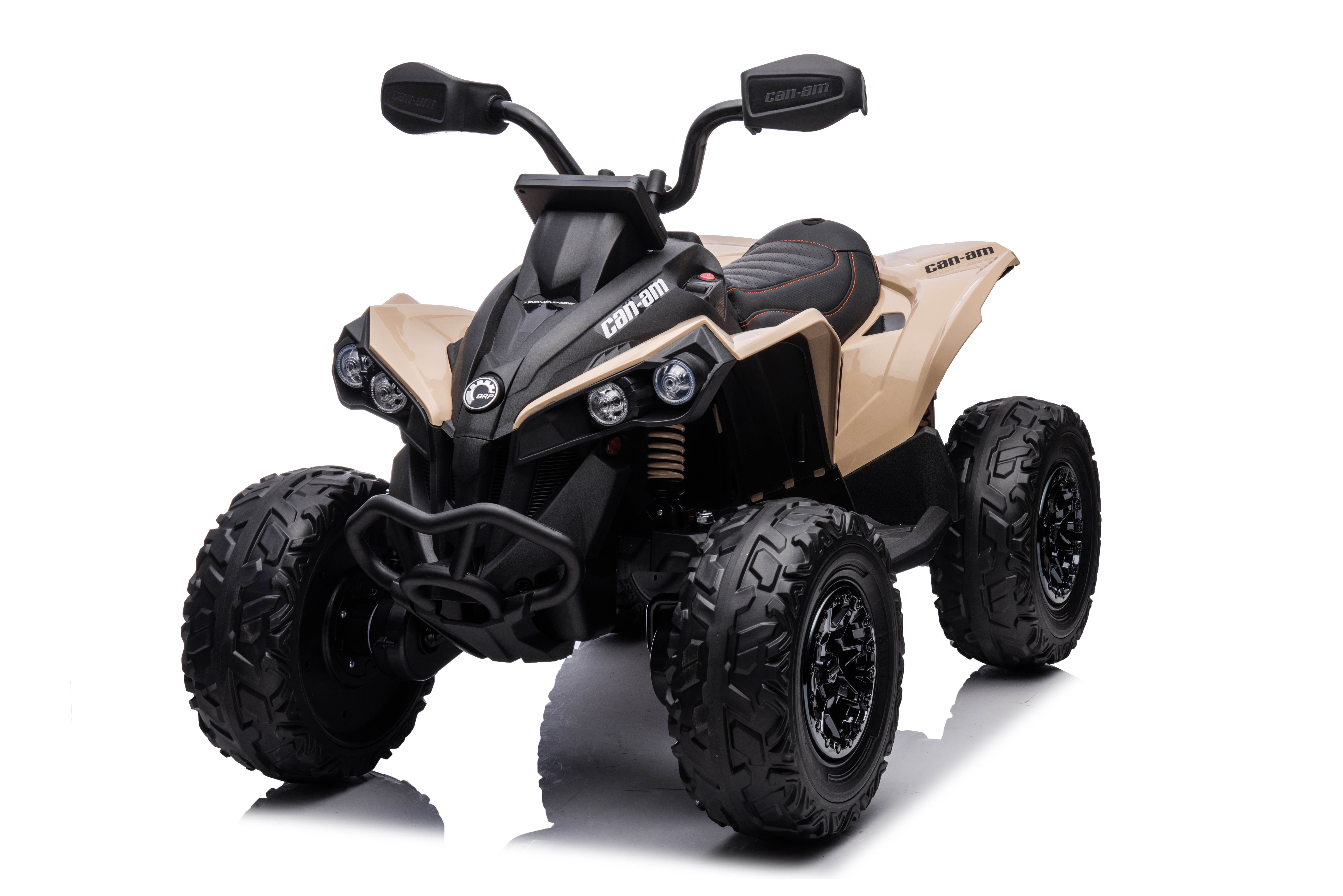 Quad Electric pentru Copii Can-Am  4x4 12V 10Ah 180W Khaki [4]