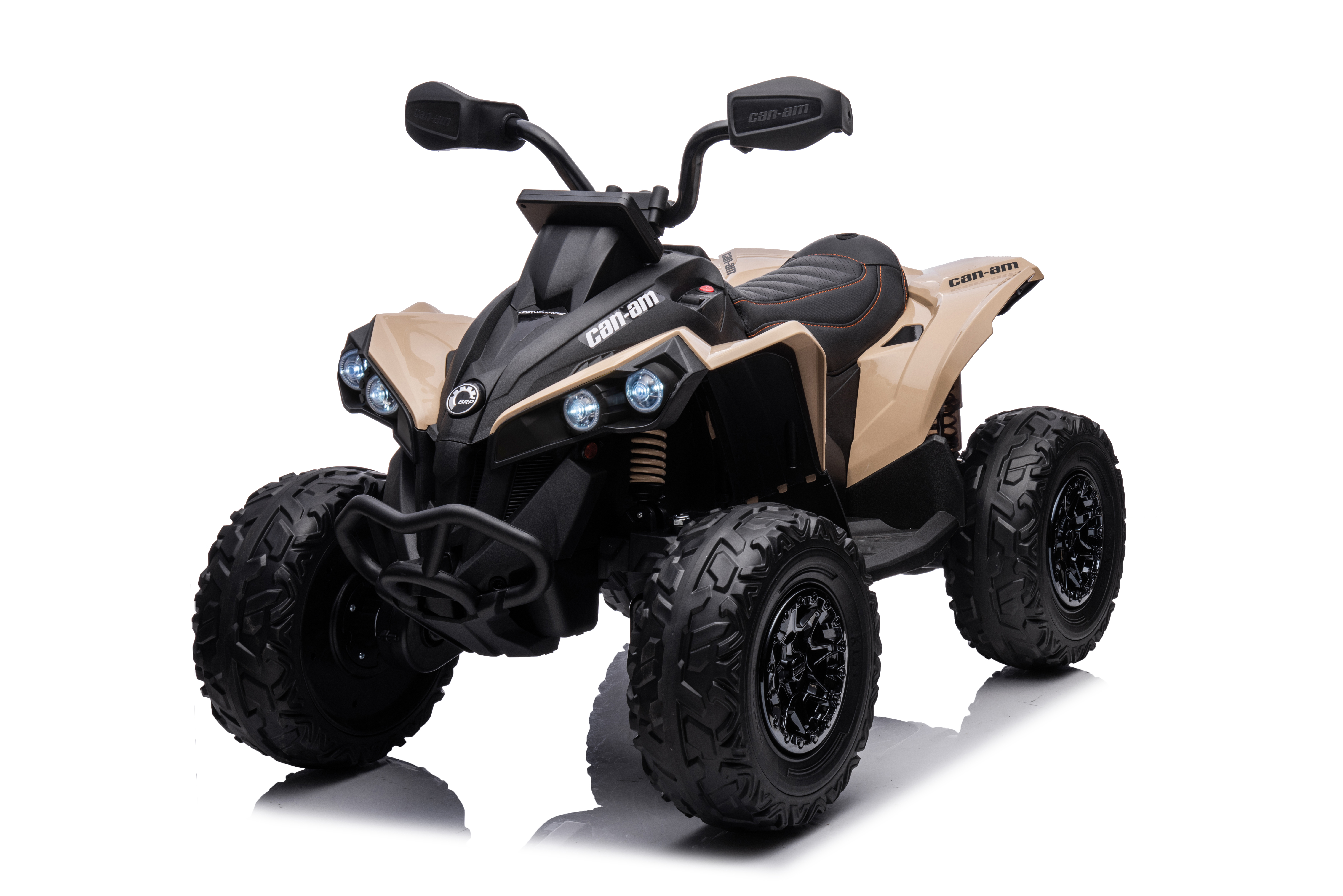 Quad Electric pentru Copii Can-Am  4x4 12V 10Ah 180W Khaki [5]