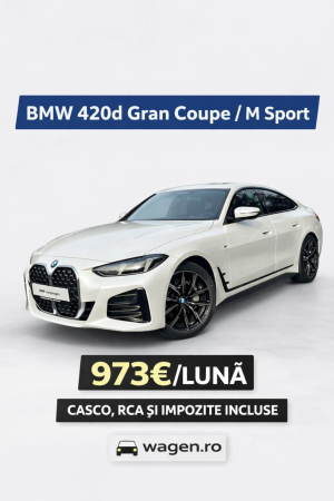 Autovehiculele noastre - BMW 430 i - 973Euro- xDrive Gran Coupé Pachet M, Benzina, 245CP