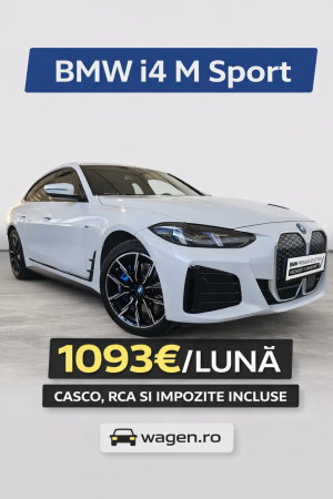 Autovehiculele noastre - BMW i4 - 1093Euro - eDrive40 Gran Coupe 410, 340CP, Electric