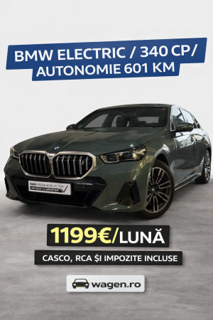 Autovehiculele noastre - BMW i5 - 1199Euro - xDrive40 Sedan, 394CP, Electric ,Verde