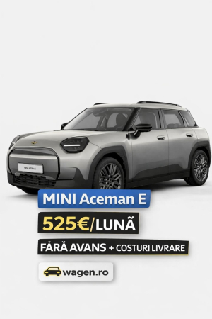 Autovehiculele noastre - Mini Aceman E -  525 euro pe luna