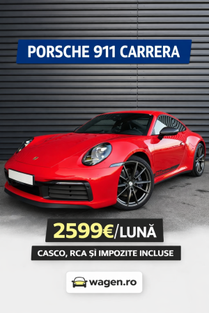 Autovehiculele noastre - Porsche 911  Carrera T - 385 CP - 2599 euro