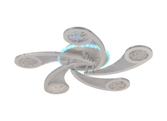 Plafoniera Drop LED 70W dimabila, 3CCT, 6650lm, alb [10]