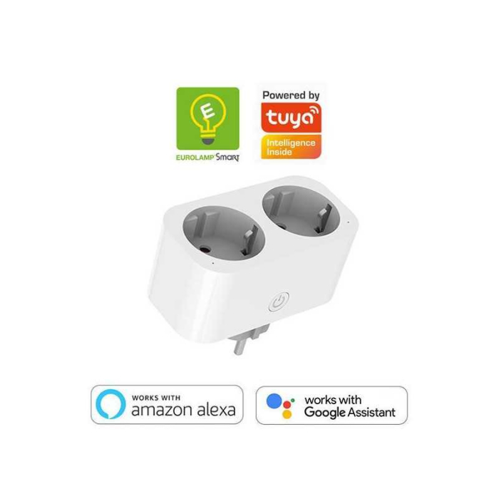 Adaptor dublu SMART cu Wi-Fi, contor, 16A, IP20, 220-240V [4]