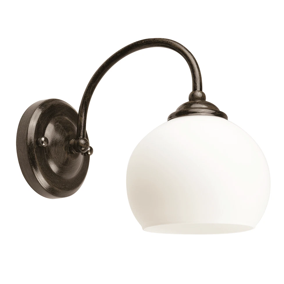 Aplica 1xE27 60W,  wenge+alb - Ramona [2]