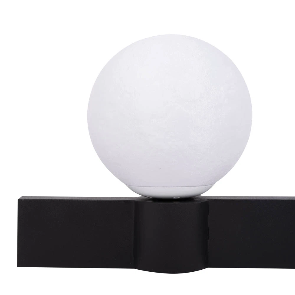 Aplica 2XE27 60W, IP20, negru+alb -  Glace [7]