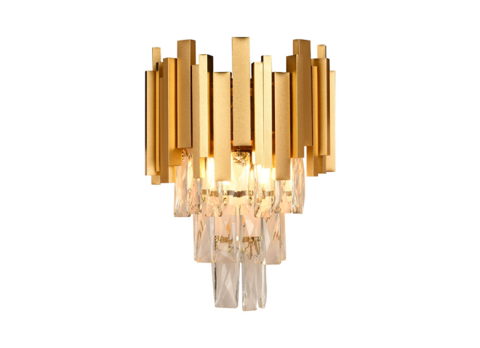 Aplică Cristal 2xE14 max 40W auriu [3]