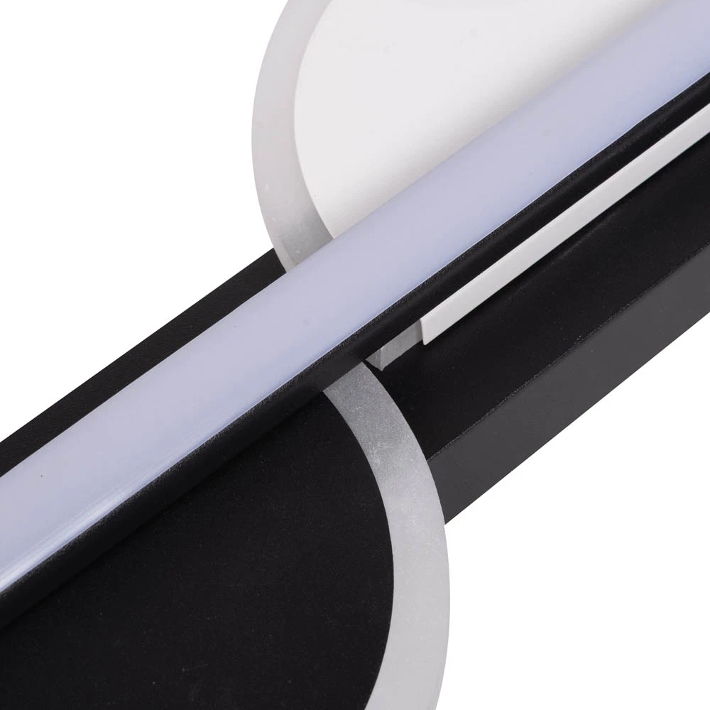 Aplica LED 1680lm, 24W, IP20, 15.5x40cm, negru - Zuleya [7]