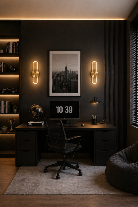 Aplica LED 1680lm, 24W, IP20, 16x40cm, auriu - Zenith [3]