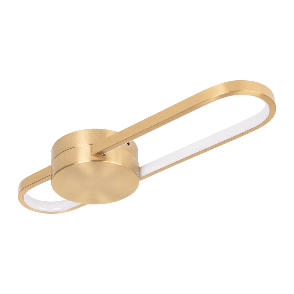 Aplica LED 1680lm, 24W, IP20, 16x40cm, auriu - Zenith [9]