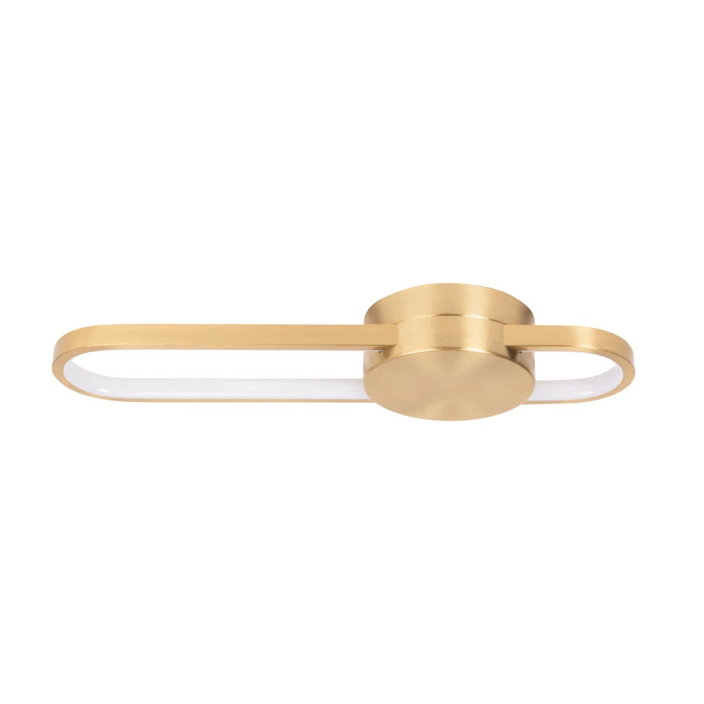 Aplica LED 1680lm, 24W, IP20, 16x40cm, auriu - Zenith [7]