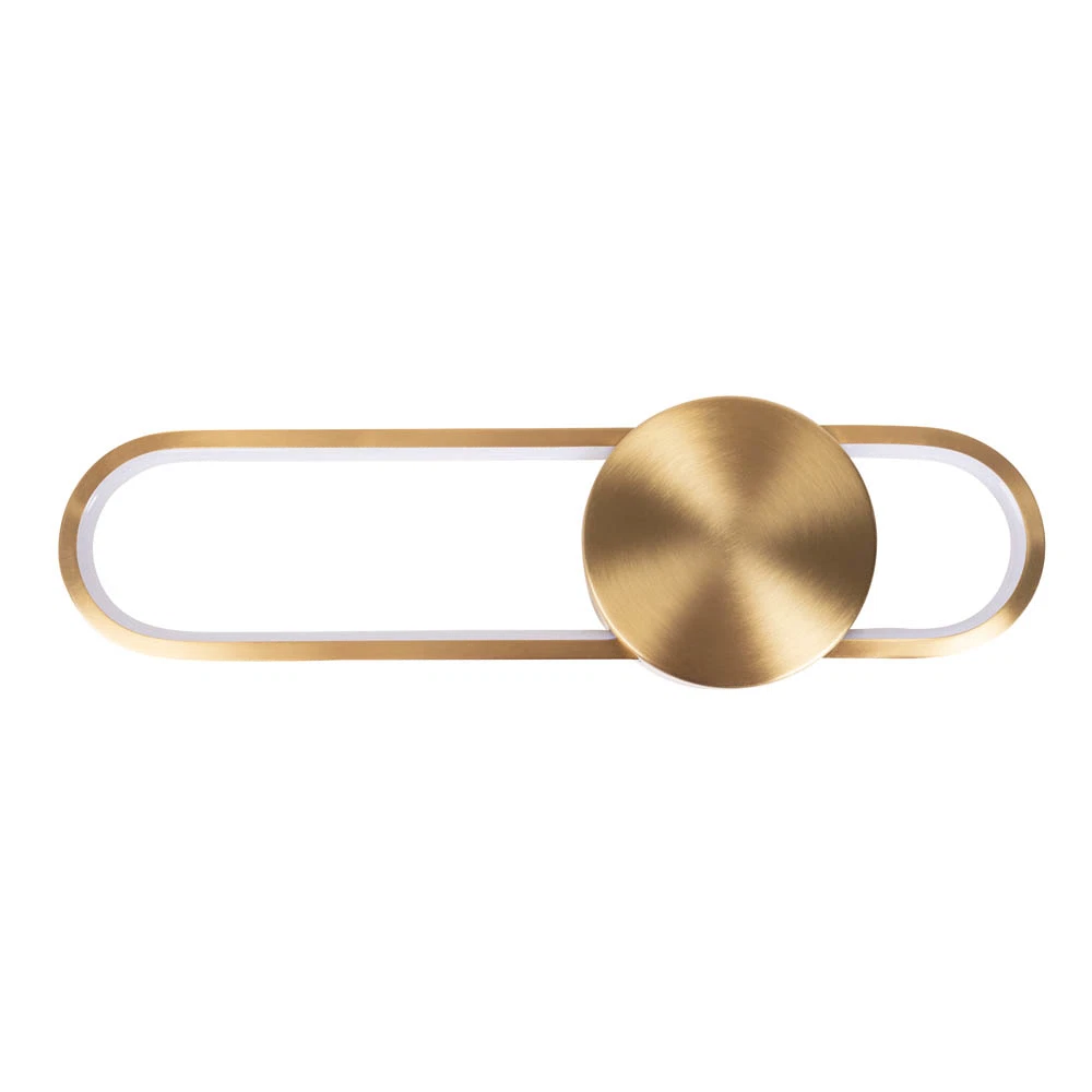 Aplica LED 1680lm, 24W, IP20, 16x40cm, auriu - Zenith [5]