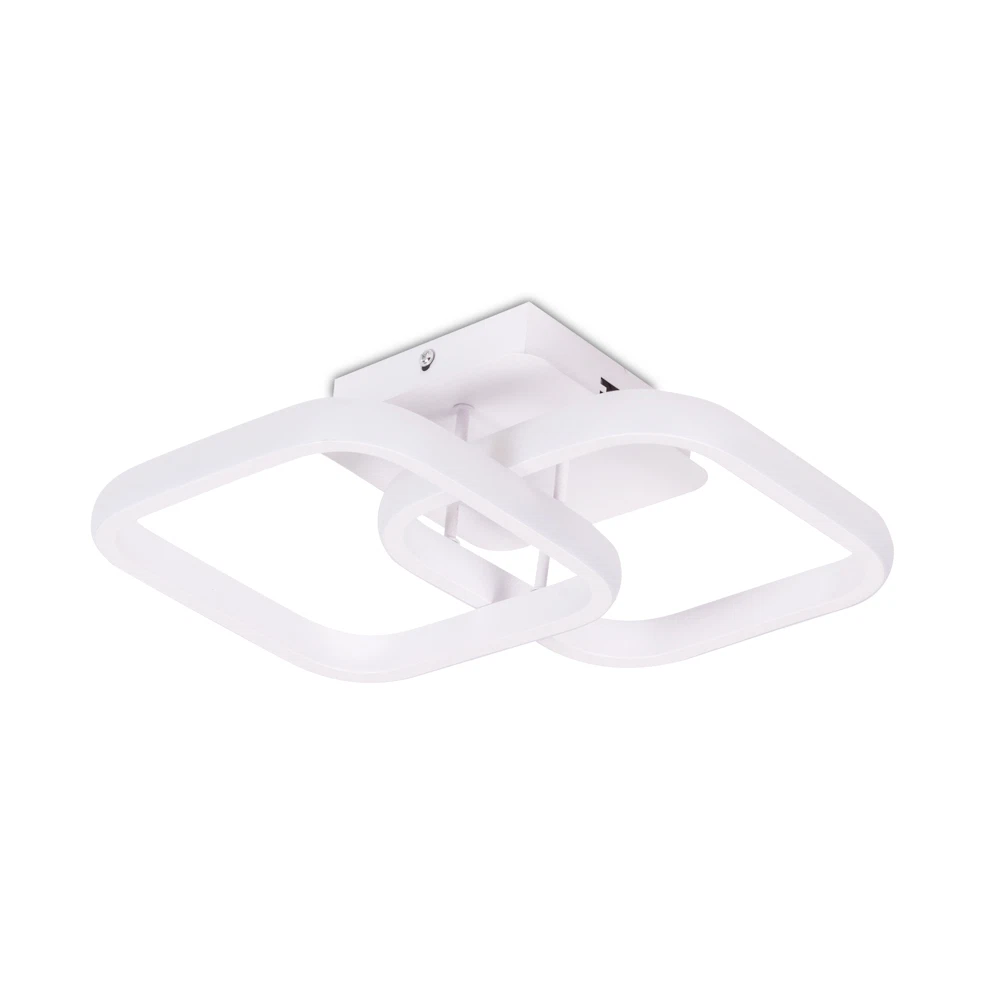 Aplica LED 28W, 3CCT ON/OFF, 33x26x9cm, IP20, alb - Aria [8]