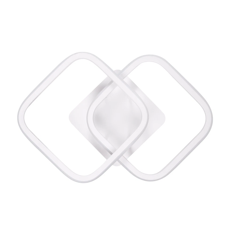 Aplica LED 28W, 3CCT ON/OFF, 33x26x9cm, IP20, alb - Aria [5]