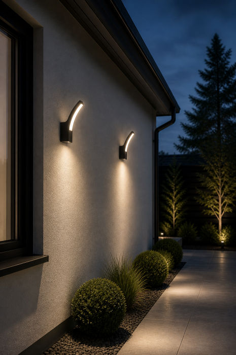 Aplica Led de exterior 1125lm, 27.5cm, 15W, IP54, negru - Wald [2]