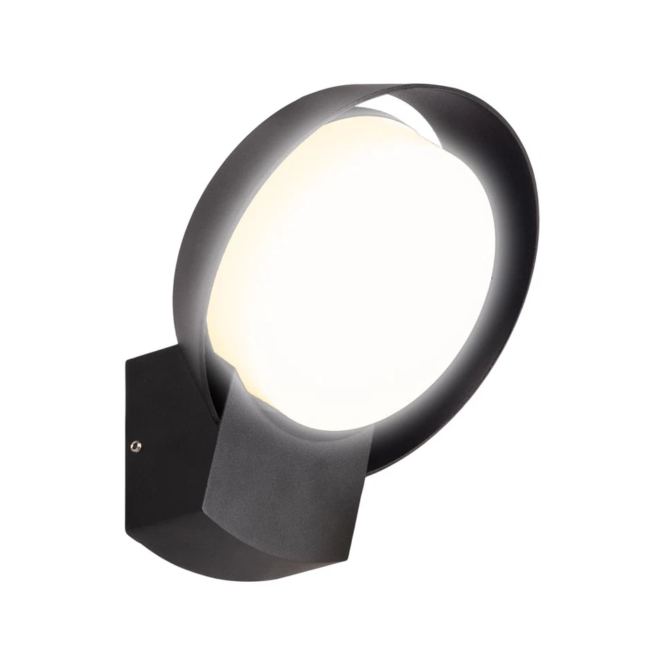 Aplica Led de exterior 1280lm, 16W, 21x18x15cm, IP54, lumina neutra, negru [6]