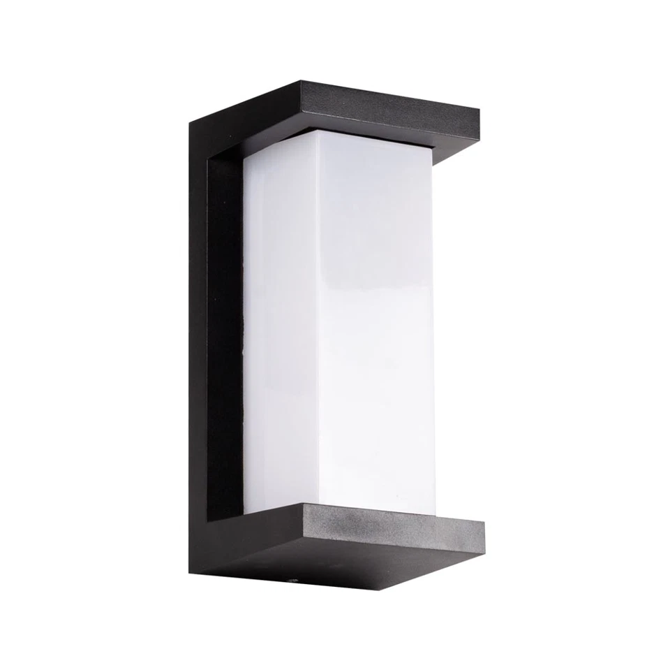 Aplica Led de exterior 1350lm, 18W, 26x12cm, IP54, lumina rece, negru [4]