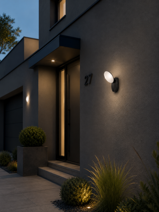 Aplica LED de exterior 825lm, 11W, 14x18cm, Ip54, negru - Brightlit [4]