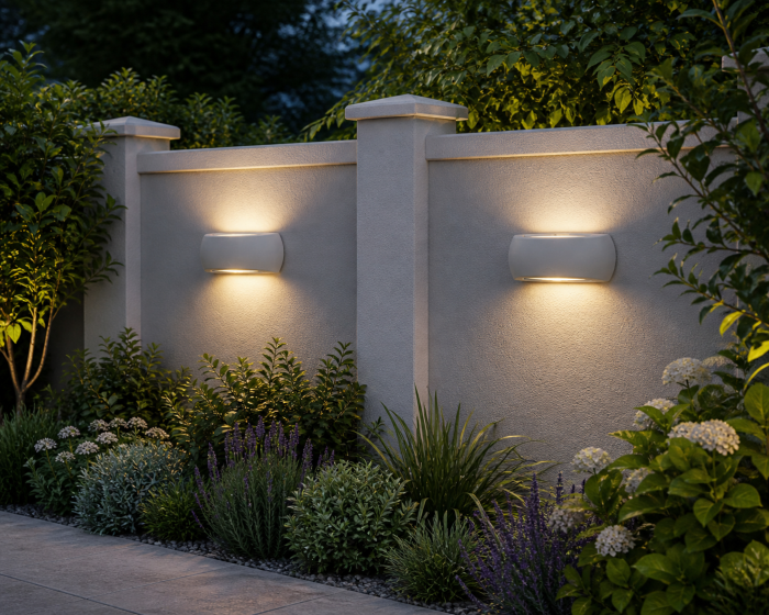 Aplica Led E27 de exterior 800lm, 6W, 13x30cm, lumina neutră IP66, gri - Francy [2]