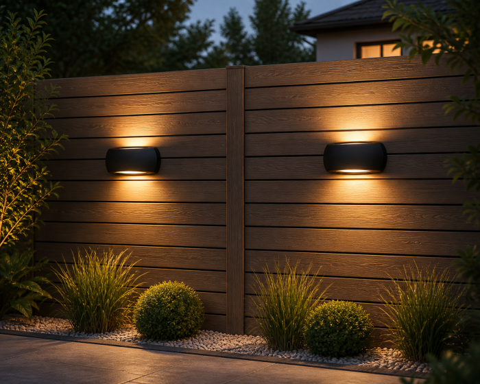 Aplica Led E27 de exterior 800lm, 6W, 13x30cm, lumina caldă, IP66, negru - Francy [2]