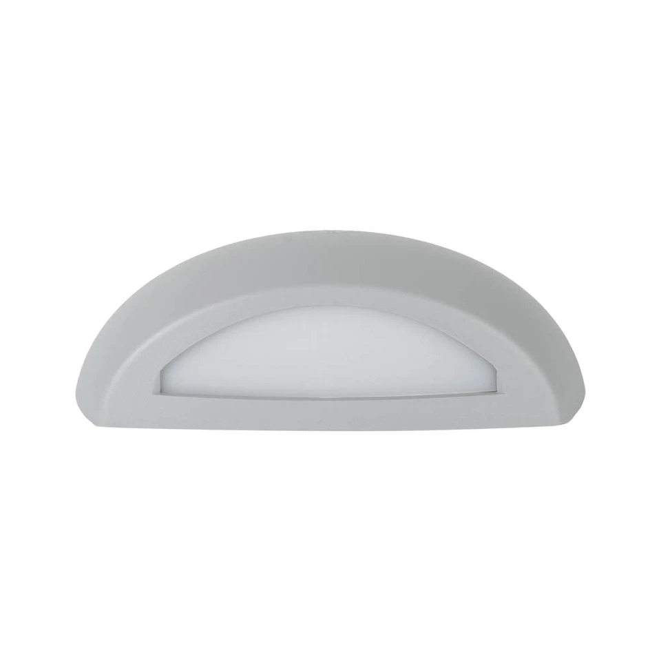 Aplica Led E27 de exterior 800lm, 6W, 13x30cm, lumina neutră IP66, gri - Francy [6]