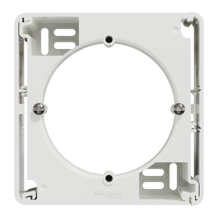 Cadru pentru montaj aparent 1 post, rama simpla, Sedna Design, alb, SDD111901 [4]