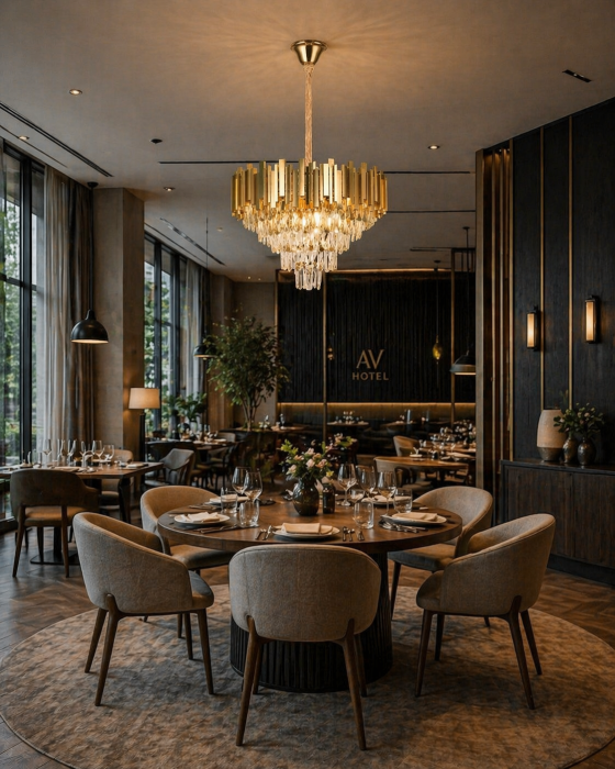 Candelabru Cristal soclu 9xE14 max 40W auriu [3]