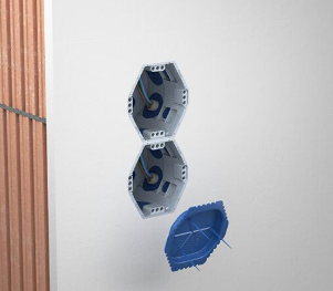 Capac pentru doza aparat ermetica  UP¹, Ø 60 mm, albastru [4]