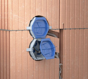 Capac pentru doza aparat ermetica  UP¹, Ø 60 mm, albastru [3]