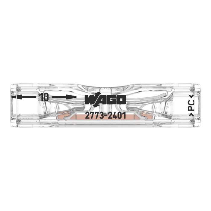 Clema conexiune in linie pentru 2 conductori unifilari 0.2-4 mmp, 32A, set 10 buc. [2]