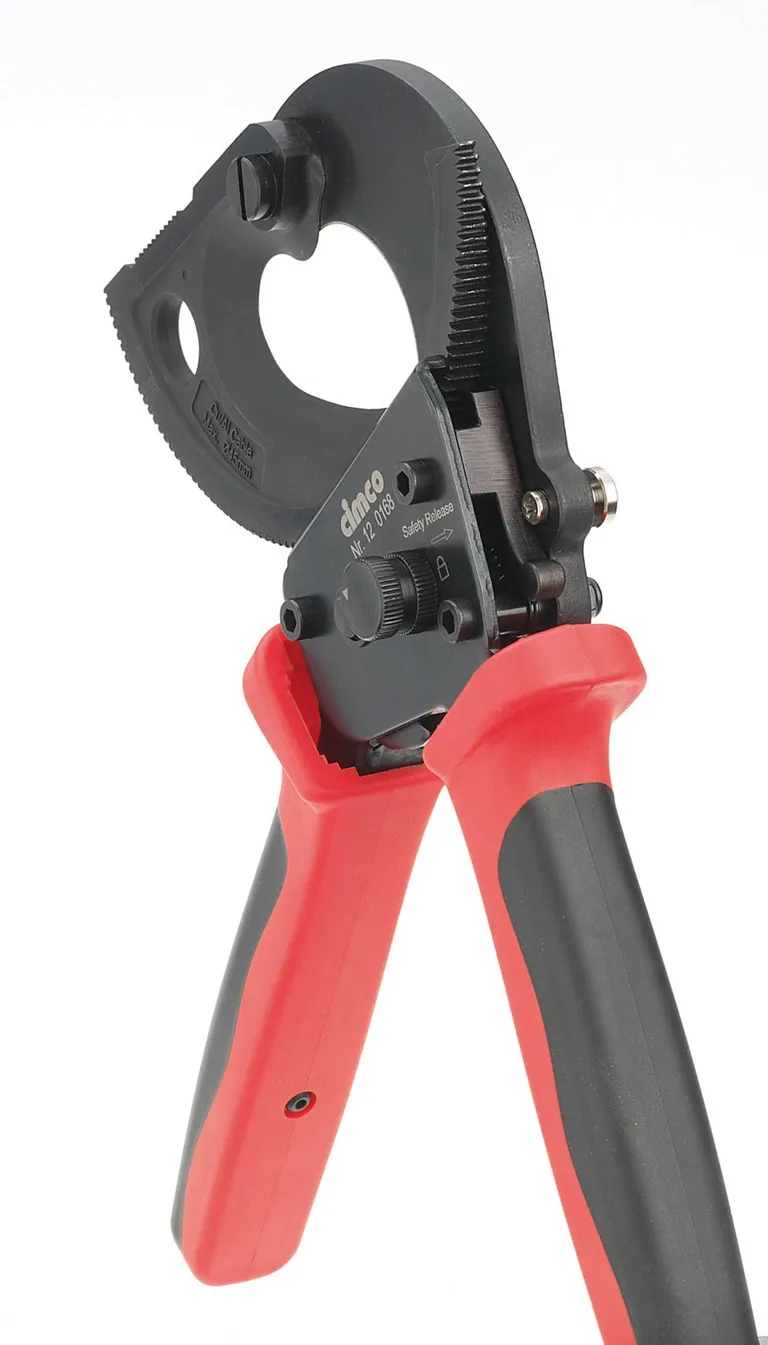 Cleste de taiat cabluri de cupru si aluminiu cu clichet, Ø 45 mm, VDE [4]