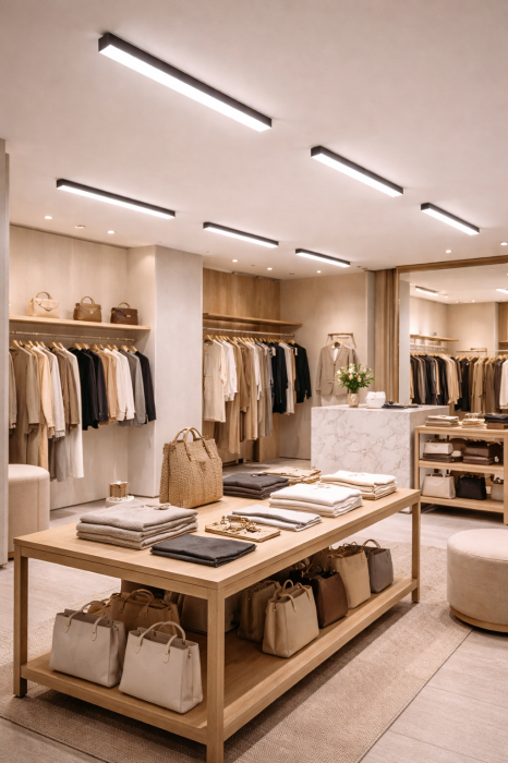 Corp LED liniar, interconectabil, 3600lm, 30W, 4000K, 900mm, IP44, negru [2]