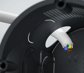 Doza aparat, montaj incastrat, 46 mm, Ø 60 mm, negru [2]