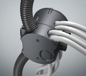 Doza aparat, montaj incastrat, 66 mm, Ø 60 mm, negru [3]