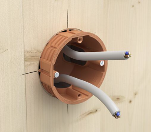 Doza aparat pentru lemn masiv, montaj incastrat, 60 mm, Ø 74 mm [6]