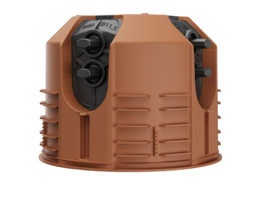 Doza aparat pentru lemn masiv, montaj incastrat, 60 mm, Ø 74 mm [2]