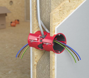 Doza aparat rezistenta la foc, montaj incastrat, 46 mm, Ø 68 mm [4]