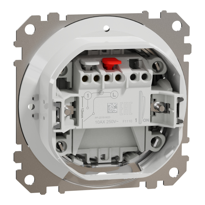 Intrerupator simplu 10A, Sedna Design, alb, IP44, SDD211101 [2]