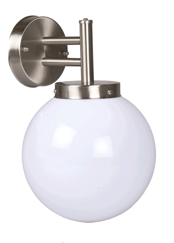 Lampa de gradina cu dulie E27, 22.3x32cm, 40W, IP44, crom - Mirko [3]