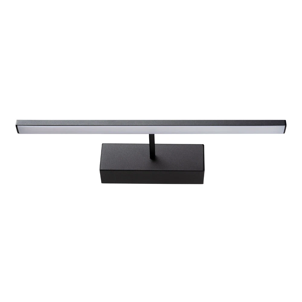 Lampa de oglinda pentru baie, 40 cm, IP44, lumina neutra, negru [3]