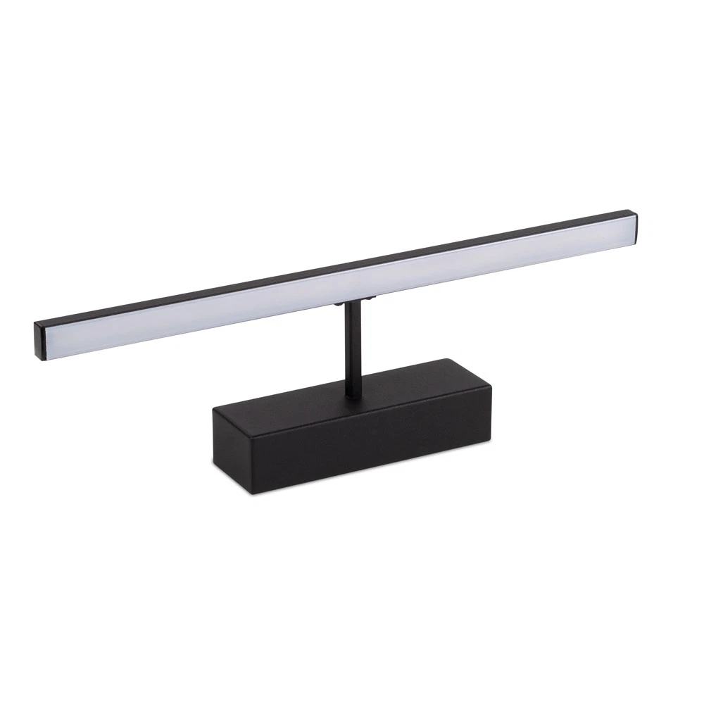 Lampa de oglinda pentru baie, 40 cm, IP44, lumina neutra, negru [6]