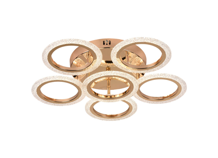 Lustra Bright LED 60W 3CCT 5800lm auriu dimabia [2]