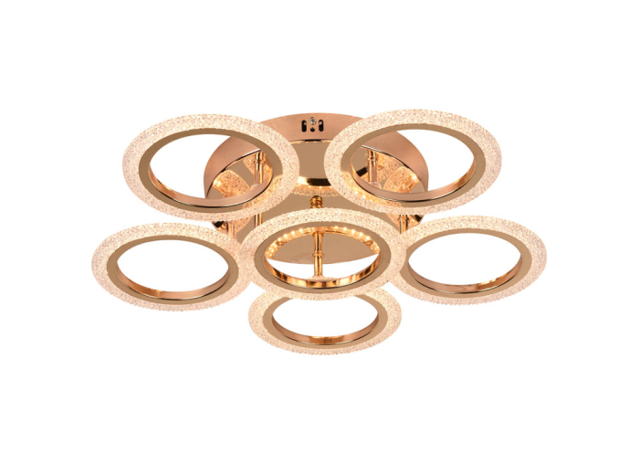 Lustra Bright LED 60W 3CCT 5800lm auriu dimabia [4]