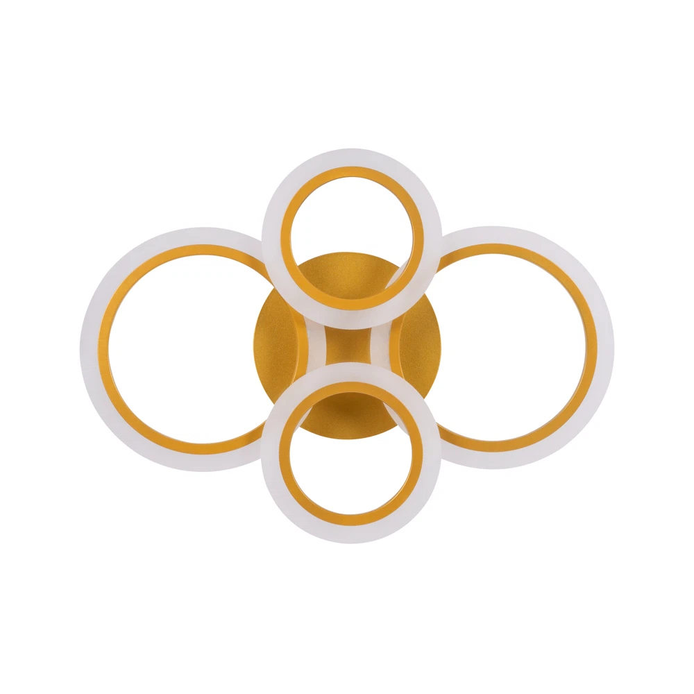 Lustra LED 3120lm 52W 56cm 3500-6000K cu telecomanda - Oro [2]